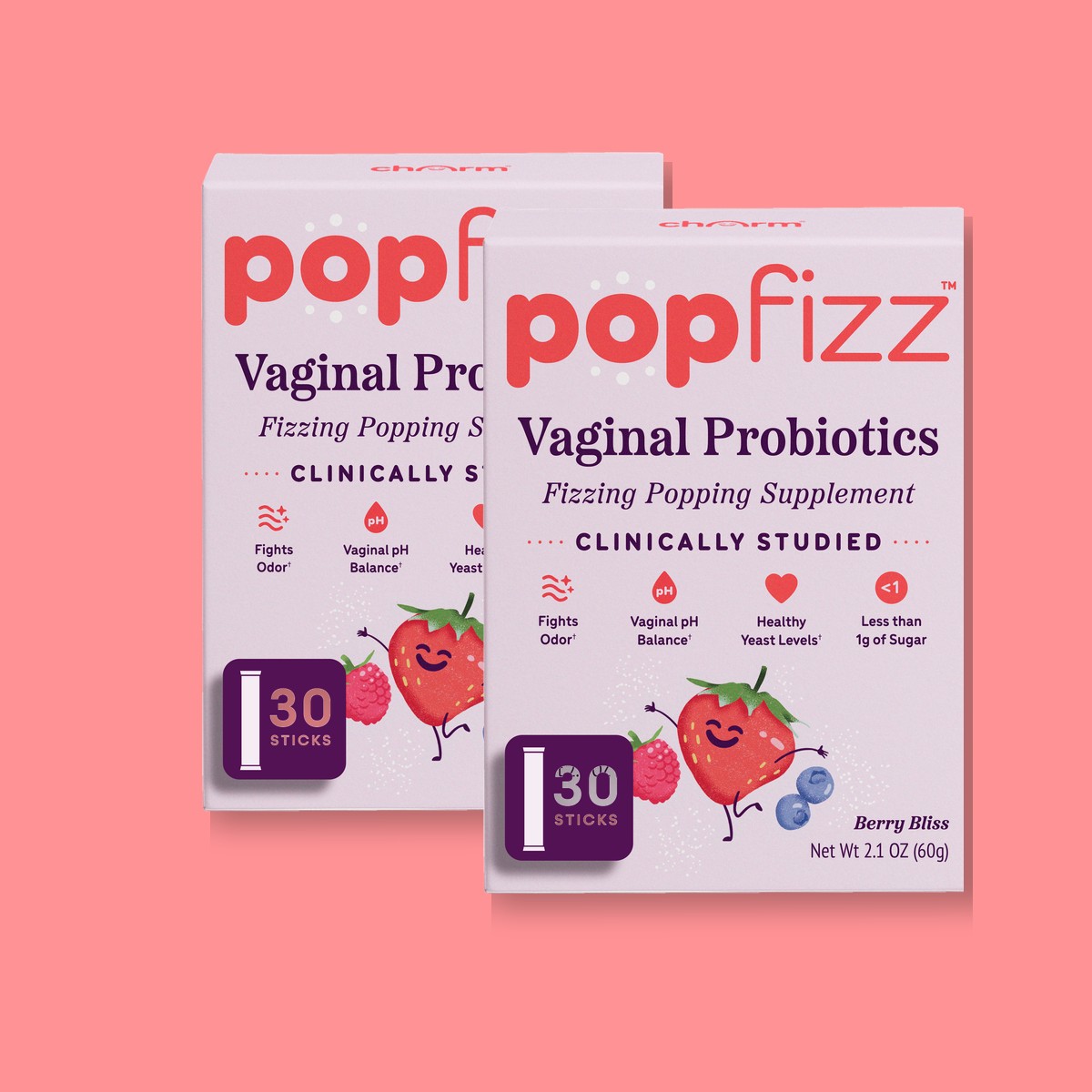 PopFizz Moderate — 2 boxes · 60 sticks