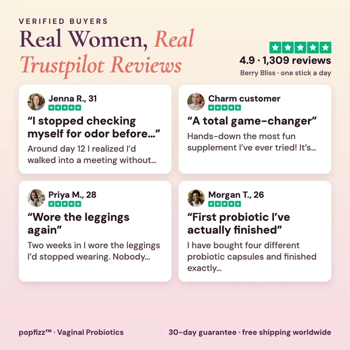What women say about PopFizz — six reviews under the star rating